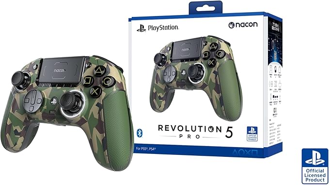 Nacon Revolution 5 Pro Controller PS5/PS4/PC -Camo Green Nacon Revolution 5 Pro Controller PS5/PS4/PC -Camo Green